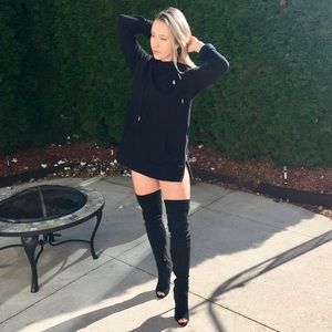 Thigh High Heeled Boots